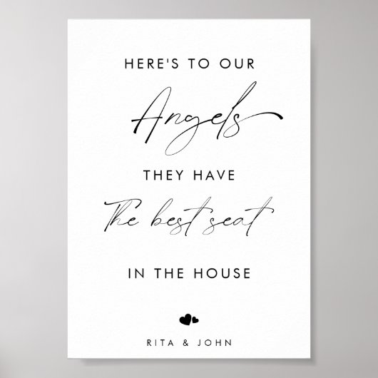 Poster Script de calligraphie dans la mémoire aimante Mar (Devant)