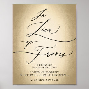 Poster Script De Calligraphie En Lieu Et Place Des Faveur