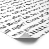 Poster Script d'épisode du pilote de bureau (Coin)