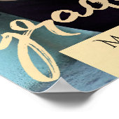 Poster Script Gold | Elegant Grad Photo Keepsaké (Coin)