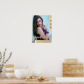 Poster Script Gold | Elegant Grad Photo Keepsaké (Cuisine)