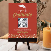 Poster Script Gold Foil Confetti Astuce Le Signe Graduel