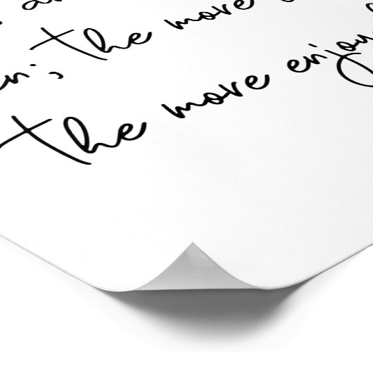 Poster Script Lettrer Citation d'amitié Art (Coin)