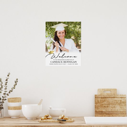 Poster Script moderne - Script Graduate - Script photo Bi (Cuisine)