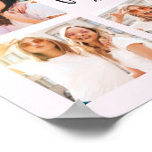 Poster Script tendance sur Blush | Multi Photo Best Frien (Coin)