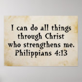 Poster scripture philippins 4:13 (Devant)