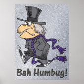 Poster Scrooge & Bah Humbug (Devant)