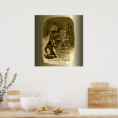 Poster Scrooge de Noël - Carol de Noël (Cuisine)