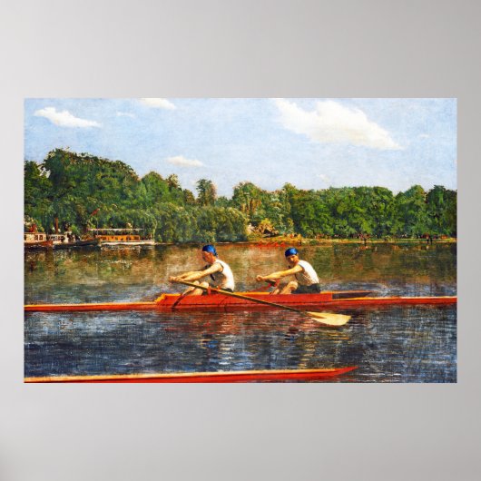 Poster Sculling Boat Race - Biglin Bros. Course par Eakin (Devant)