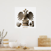 Poster Sculpture Antique de l'Ère Hellénistique Aigle Sac (Cuisine)