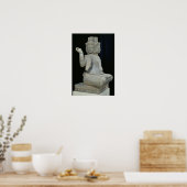 Poster Sculpture de Brahma avec quatre visages (Cuisine)