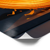 Poster Sculpture d'infinité lumineuse (Coin)