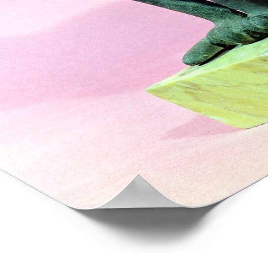 Poster Sculpture d'un chat, période tardive (Coin)