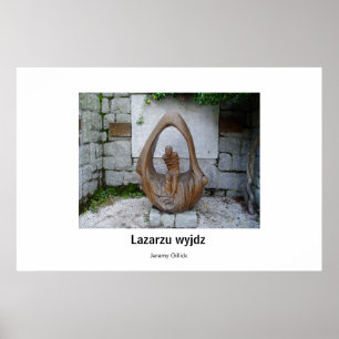 Poster Sculpture en wyjdz de Lazarzu