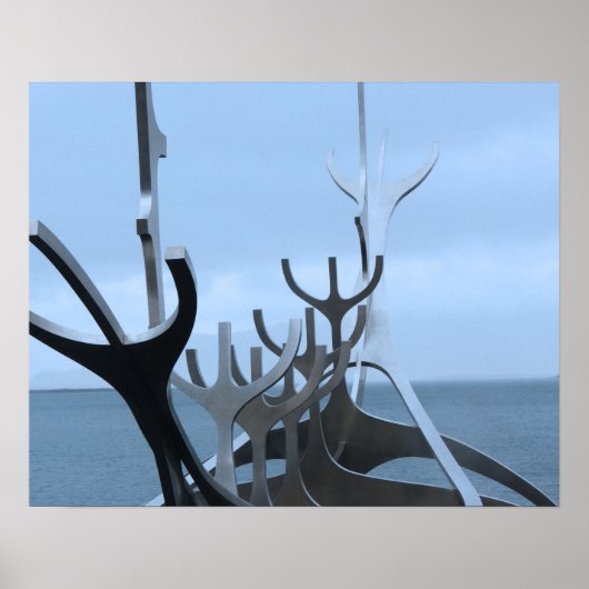 Poster Sculpture islandaise (Devant)