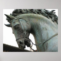 Sculpture Renaissance italienne d'un cheval