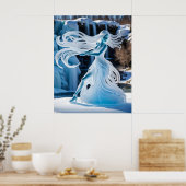 Poster Sculpture sur glace - Patinage sur glace (Cuisine)