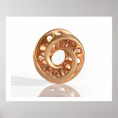 Poster Sculpture virtuelle Moebius Bright Gold B (Devant)