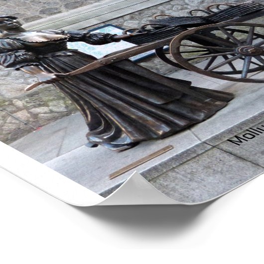 Poster Sculptures & Statues en Dublin Irlande (Coin)