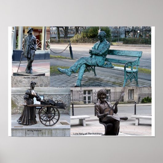 Poster Sculptures & Statues en Dublin Irlande (Devant)