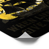 Poster Scurvy When Life Doesn't Give You Lemons Funny Fru (Coin)