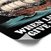 Poster Scurvy When Life Doesnt Give You Lemons Funny Frui (Coin)