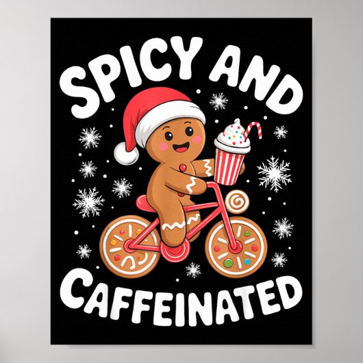 Poster Scy And Caffeinated Gingerbread Funny Coffee Chris (Devant)