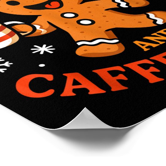 Poster Scy Gingerbread Caffeinated Funny Coffee Lover Chr (Coin)