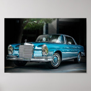Poster Se 1966 du benz 250 de Mercedes