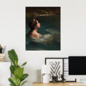 Poster Se baigner (Bureau à domicile)