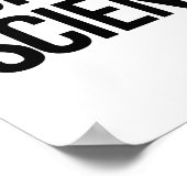 Poster Se battre pour la science - - Pro-Science - (Coin)
