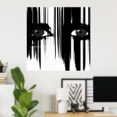 Poster Se cacher derrière la douleur (Bureau à domicile)