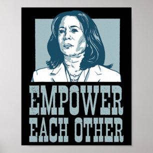 Poster Se Donner Les Moyens D'Être Kamala Harris Pour Le