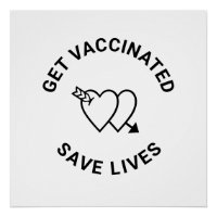 Se faire vacciner sauver des vies Coeurs blancs no