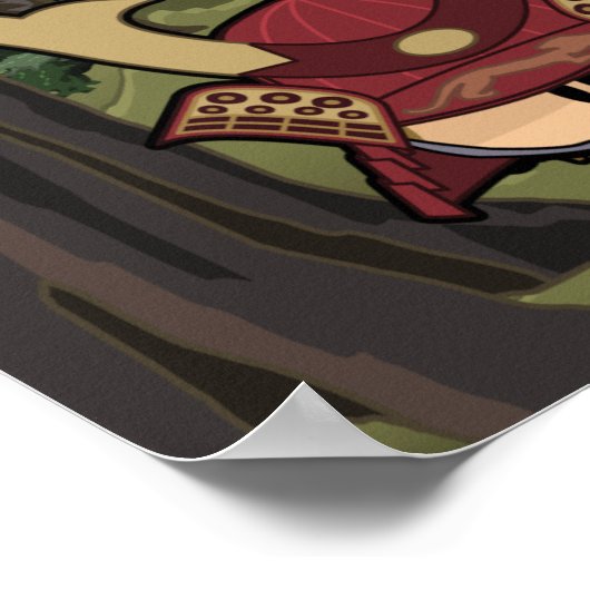 Poster Se faufiler sur le Samurai (Coin)