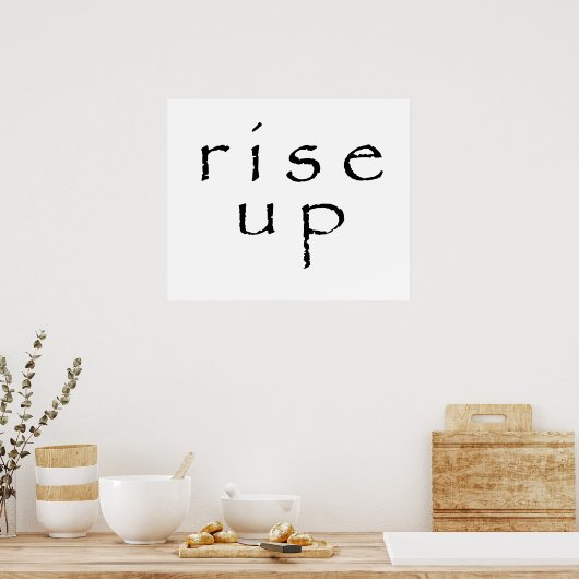 Poster se lever (Cuisine)