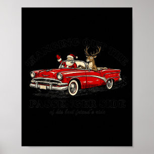 Poster Se pencher du côté Penger Santa drôle de Noël