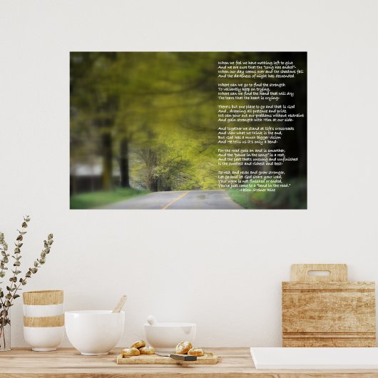 Poster Se plier sur la route (Cuisine)