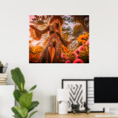 Poster Se prélasser à l'extérieur un dimanche après-midi (Bureau à domicile)