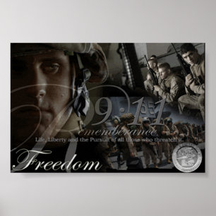 Poster Se rappeler l'affiche du 11 septembre