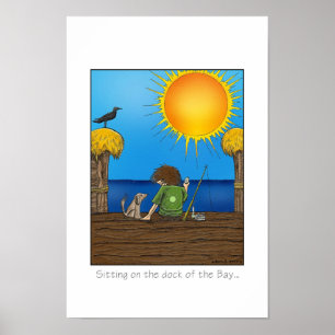 Poster Se reposer sur le dock de la baie….