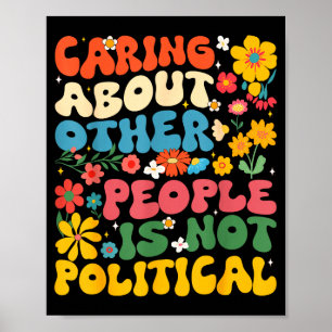 Poster Se soucier des autres n'est pas une version politi