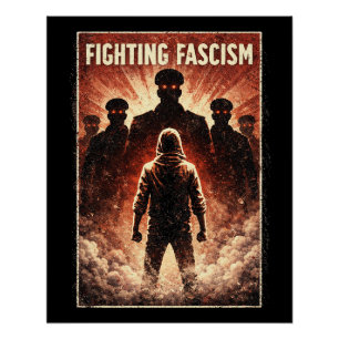 Poster Se tenir debout contre les ténèbres
