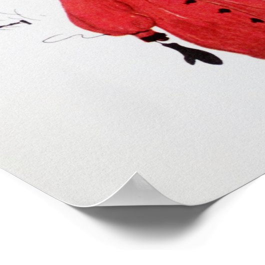 Poster Se tenir debout en hiver (Coin)