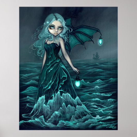 Poster Sea Beacon gothique mer fairy Art Imprimer (Devant)
