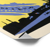 Poster Sea Cliff Long Island Pas de moustiques (Coin)