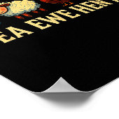 Poster Sea Ewe Hen Tea Funny Shirt Sea Ewe Hen Tea  (Coin)