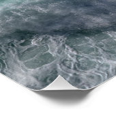 Poster Sea photography and doodle drawing of a wedding (Coin)