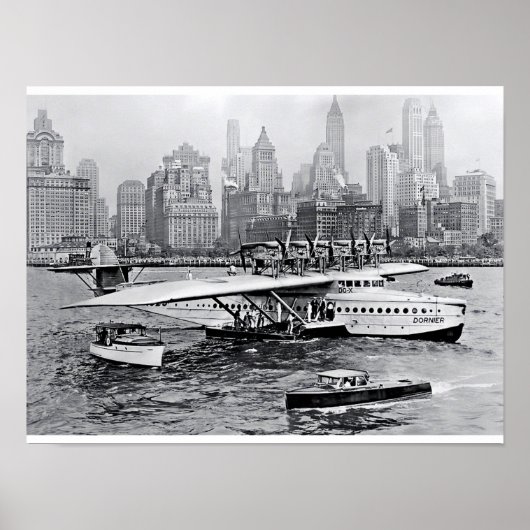 Poster Sea Plane visite la grosse pomme (Devant)