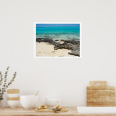 Poster Sea Rocks Sand Beach Vanuatu Island Paysage (Cuisine)